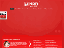 Tablet Screenshot of nrbhairandbeauty.com